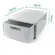 Gaveteiro Modular Rattan Branco C 32,8 X L 26,5 X A 14,5 Cm