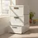 Gaveteiro Modular Rattan Branco C 32,8 X L 26,5 X A 14,5 Cm