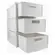 Gaveteiro Modular Rattan Branco C 32,8 X L 26,5 X A 14,5 Cm