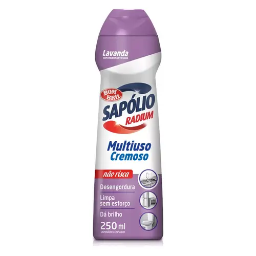 Sapólio Radium Cremoso Lavanda 250ml Sapolio
