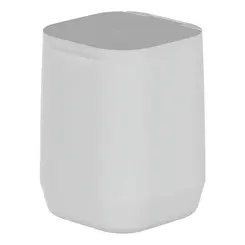 LIXEIRA DE PISO/PAREDE AURA 6 LITROS BRANCO FECHADO LX 450