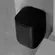 LIXEIRA DE PISO/PAREDE AURA 6 LITROS PRETO FECHADO LX 450
