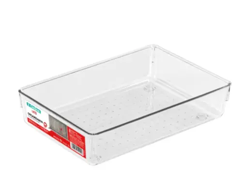 ORGANIZADOR MODULAR CLEAR MULTIUSO UTTI M C 23 X L 15,3 X A 5,6 CM REF OR45031