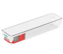 ORGANIZADOR MODULAR CLEAR MULTIUSO UTTI P C 15,1 X L 15,6 X A 5,4 CM REF OR45030