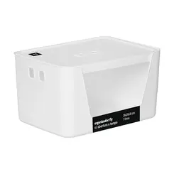 ORGANIZADOR FLY COM ABERTURA E TAMPA 7 LITROS BRANCO C 26 X L 20 X A 16 CM REF 4540