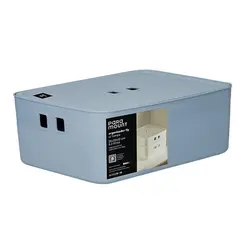 ORGANIZADOR FLY COM TAMPA 5,2 LITROS BRANCO C 26 X L 20 X A 12 CM REF 4539