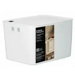 ORGANIZADOR FLY COM TAMPA 27,5 LITROS BRANCO C 42 X L 31 X A 24 CM REF 4551