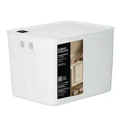 ORGANIZADOR FLY COM TAMPA 18 LITROS BRANCO C 34 X L 26 X A 24 CM REF 4546