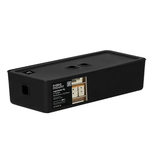 ORGANIZADOR FLY 3,2 LITROS PRETO C 34 X L 15 X A 8 CM REF 4560