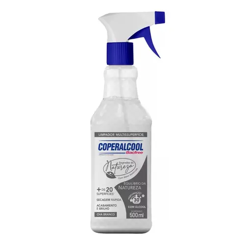 LIMPADOR MULTISUPERFICIE BACFREE SEGREDOS DA NATUREZA EQUILIBRIO DA NATUREZA C/ ALCOOL 500 ML
