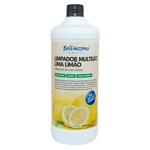 LIMPADOR MULTIUSO PARA SUPERFICIES E LOUCAS LIMA LIMAO 1 LITRO