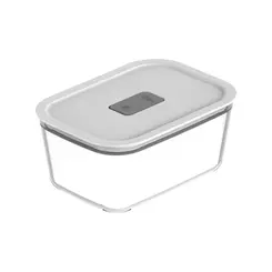 POTE DE VIDRO HERMETICO FRESH LOCK 1,2 LITROS BRANCO FECHADO PFL 300