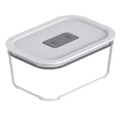 POTE DE VIDRO HERMETICO FRESH LOCK 370ML C 14 X L 10 X A 6,5 CM BRANCO FECHADO PSL 100