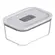 POTE DE VIDRO HERMETICO FRESH LOCK 370ML C 14 X L 10 X A 6,5 CM BRANCO FECHADO PSL 100