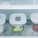 POTE DE VIDRO HERMETICO FRESH LOCK 370ML C 14 X L 10 X A 6,5 CM BRANCO FECHADO PSL 100