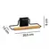 PORTA TOALHA DE ROSTO ECO DESIGN BLACK 3M REF 0461