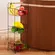 FRUTEIRA DE CHAO TRIPLA BLACK ECO DESIGN C 26,5 X L 25,2 X A 73,5 CM REF 0457