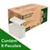PAPEL TOALHA 2 DOBRAS FOLHA DUPLA 100% CEL. EXTRA LUXO  22,5 X 20,5 COM 2000 FOLHAS