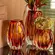 CACHEPOT DECORATIVO  MURANO 14X11X13 CM AMBAR
