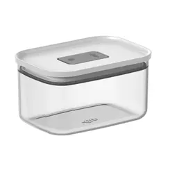 POTE HERMETICO RETANGULAR 650ML DUO LOCK BRANCO FECHADO REF: PHD 500