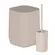 KIT LIXEIRA CHAO/PAREDE 6 LITROS + ESCOVA SANITARIA AURA BEGE FECHADO