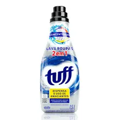 SABAO LIQUIDO LAVA ROUPAS TUFF 2 EM 1 CONCENTRADO 1, 5 LITROS