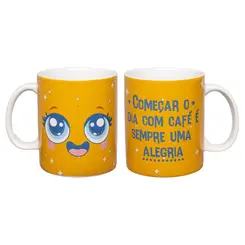 CANECA HUMOR FELICIDADE 330 ML REF CANC262