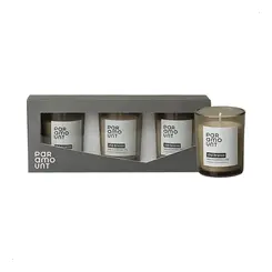 KIT 3X VELAS AROMATICAS CHA BRANCO 50G REF 3543