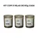 KIT 3X VELAS AROMATICAS CHA BRANCO 50G REF 3543