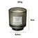 VELA AROMATICA CINZA DO CAMPO 120G REF 3522